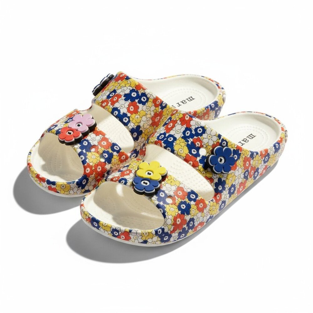NWT Crocs x Marimekko Classic Sandal Men 10 / W 12 Exclusive Jibbitz‎ 12 211121